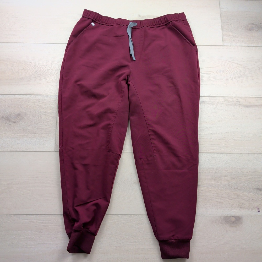 Figs Technical Collection Mens XL/S Burgundy Jogger Scrub Pants MXXSW2004S